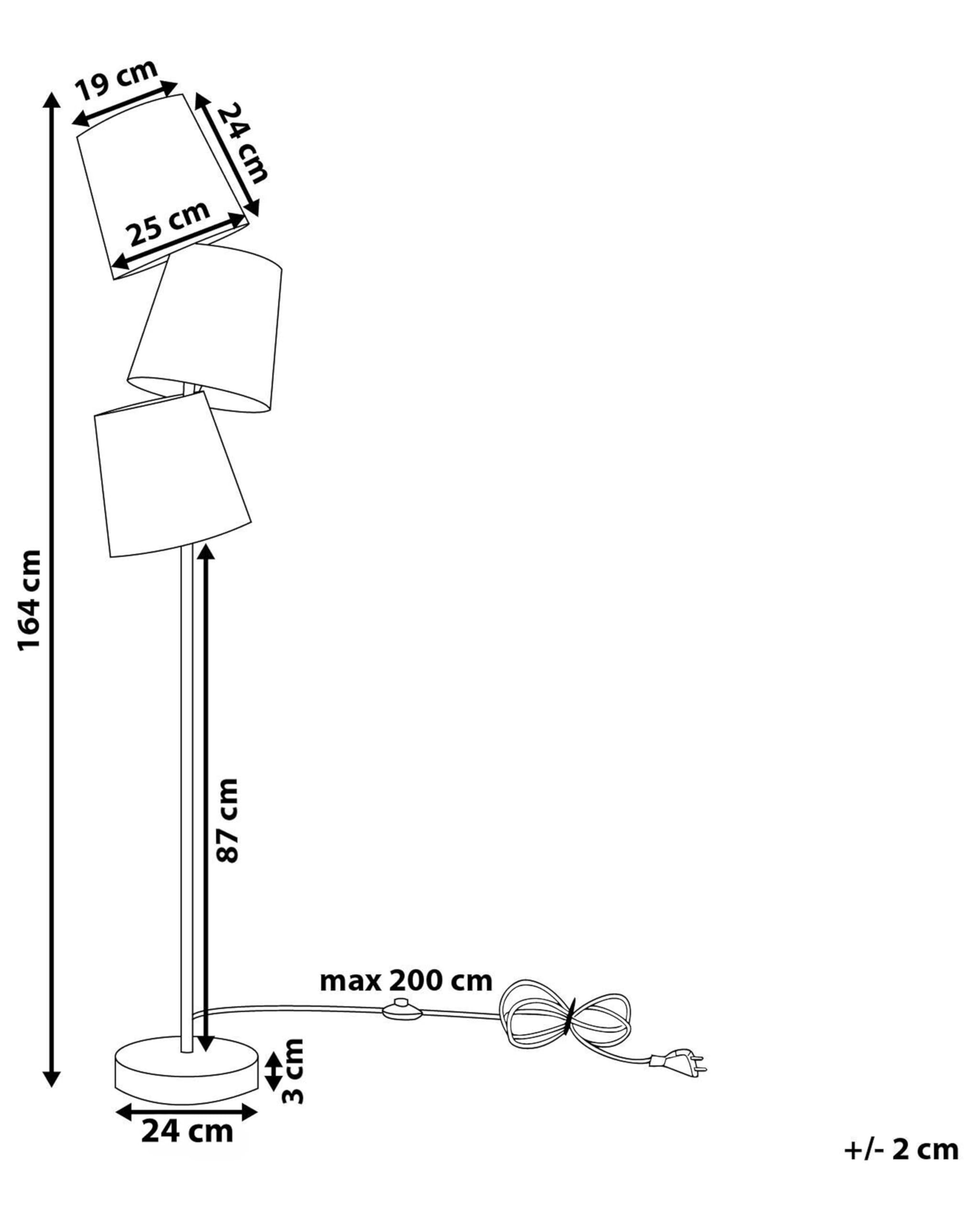 beliani-rio-grande-stehlampe-schwarz-3-flammig image 3