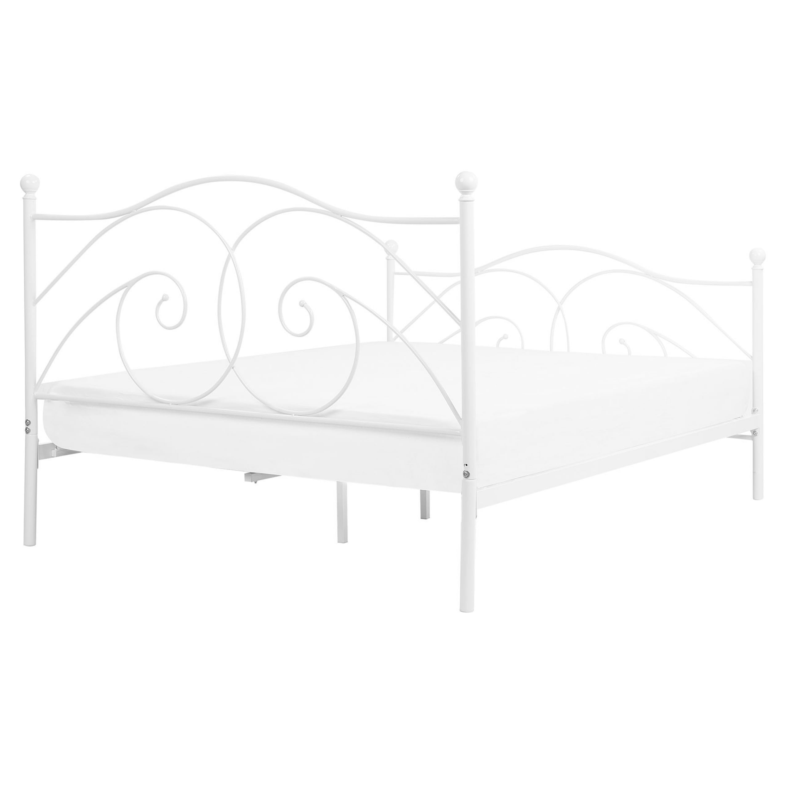 beliani-dinard-metallbett-160x200-wei-romantisch image 4