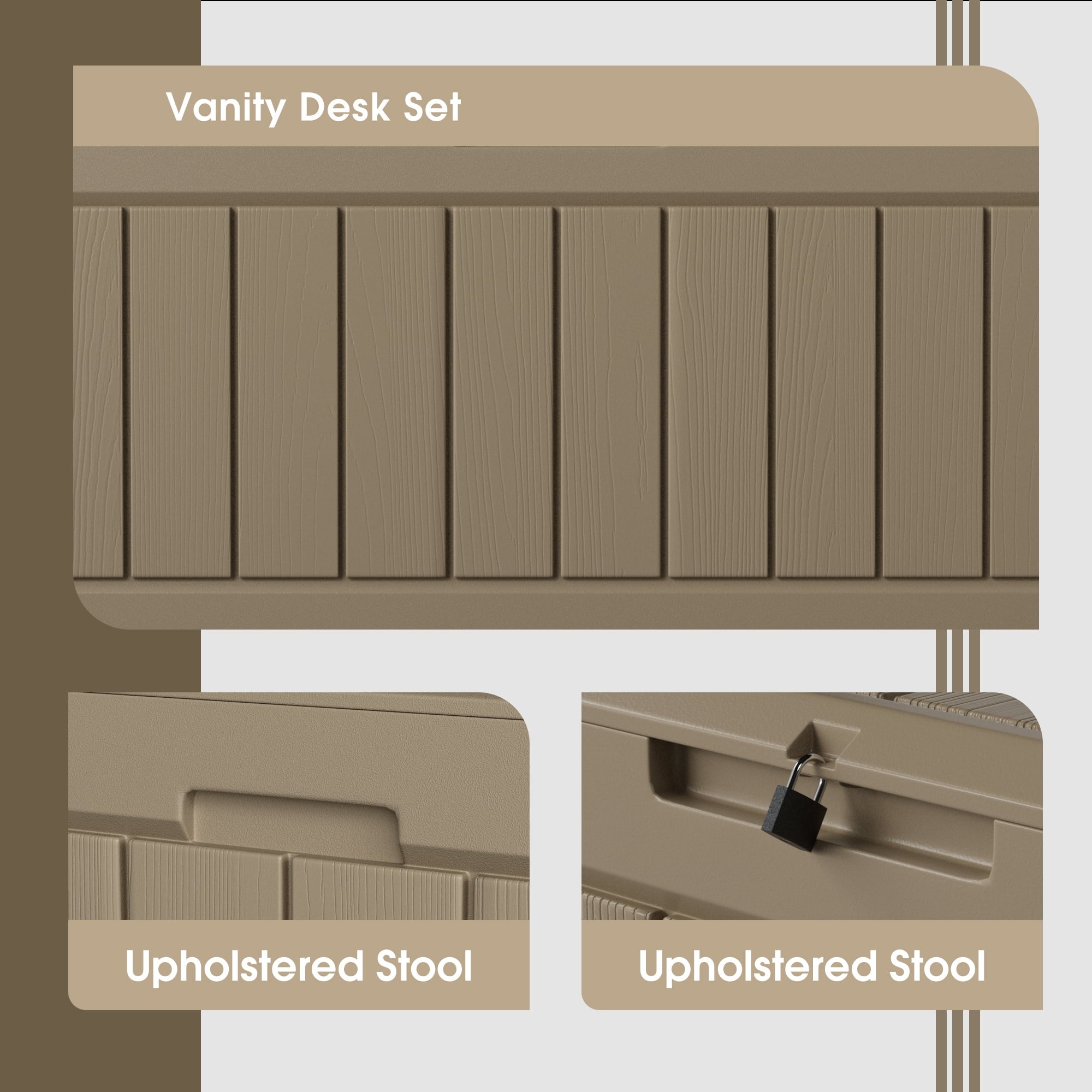 homall-patio-furniture-deck-box-gartenbox-310l-braun image 2