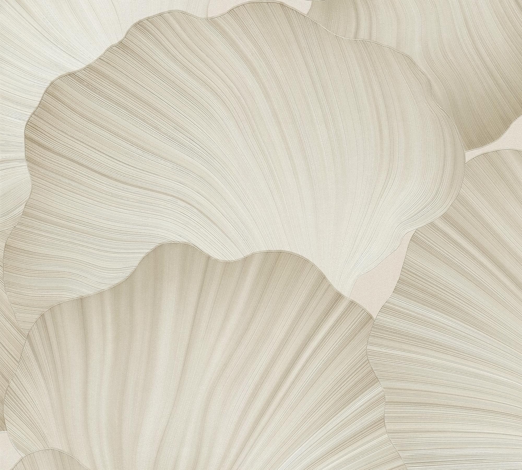 a-s-cr-ation-tapeten-3d-f-cher-vliestapete-beige-10-05-m image 8