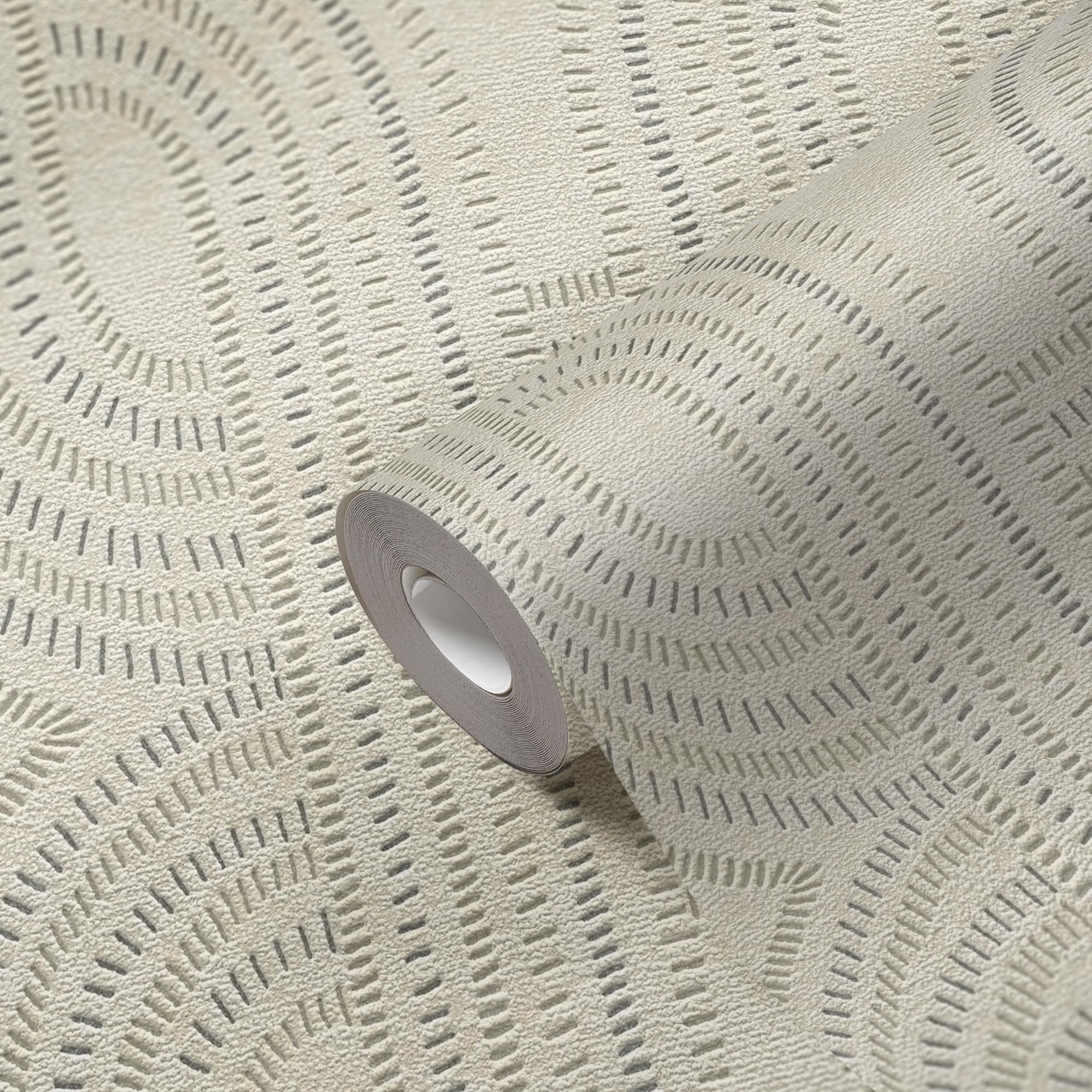 a-s-cr-ation-3d-vliestapete-grafik-399371-beige-metallic image 5