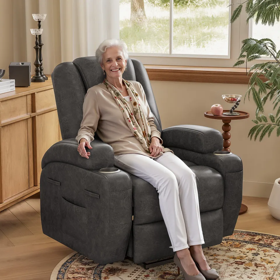 homall-recliner-chair-aufstehsessel-mit-massage-schwarz image 1