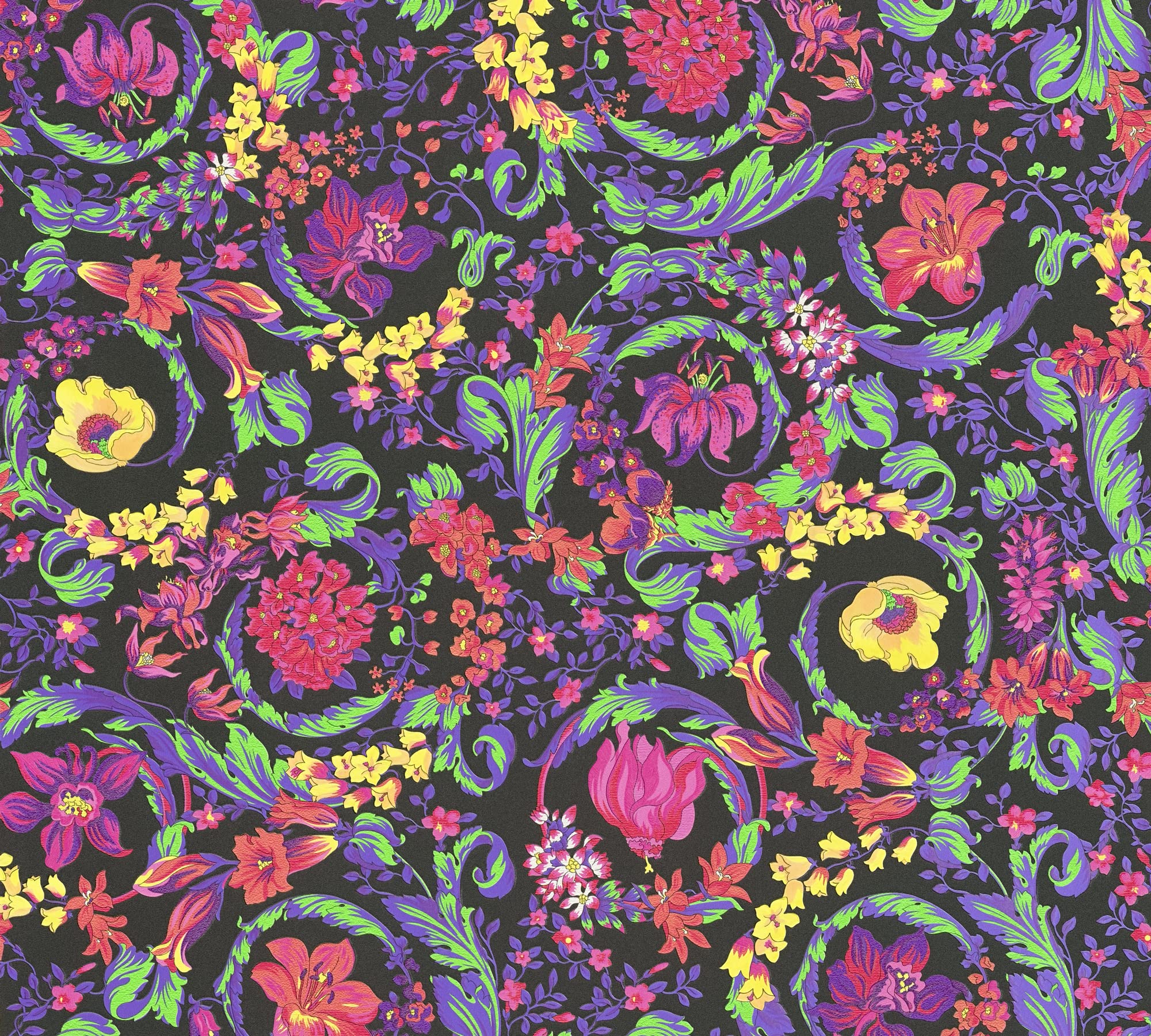 a-s-cr-ation-versace-387061-tapete-floral-bunt-pink-gr-n image 5