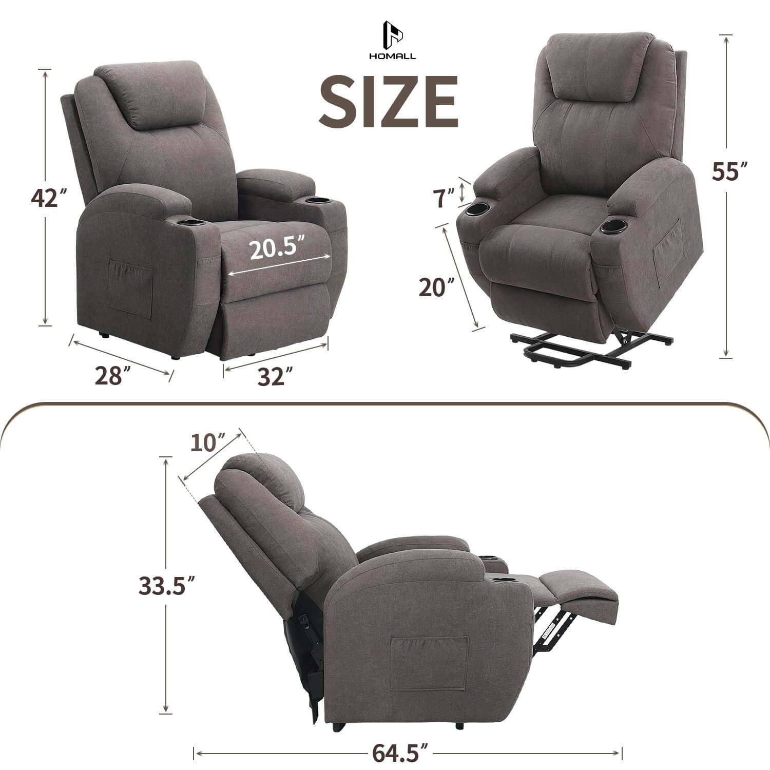 homall-recliner-chair-aufstehsessel-grau-stoff-massage image 8