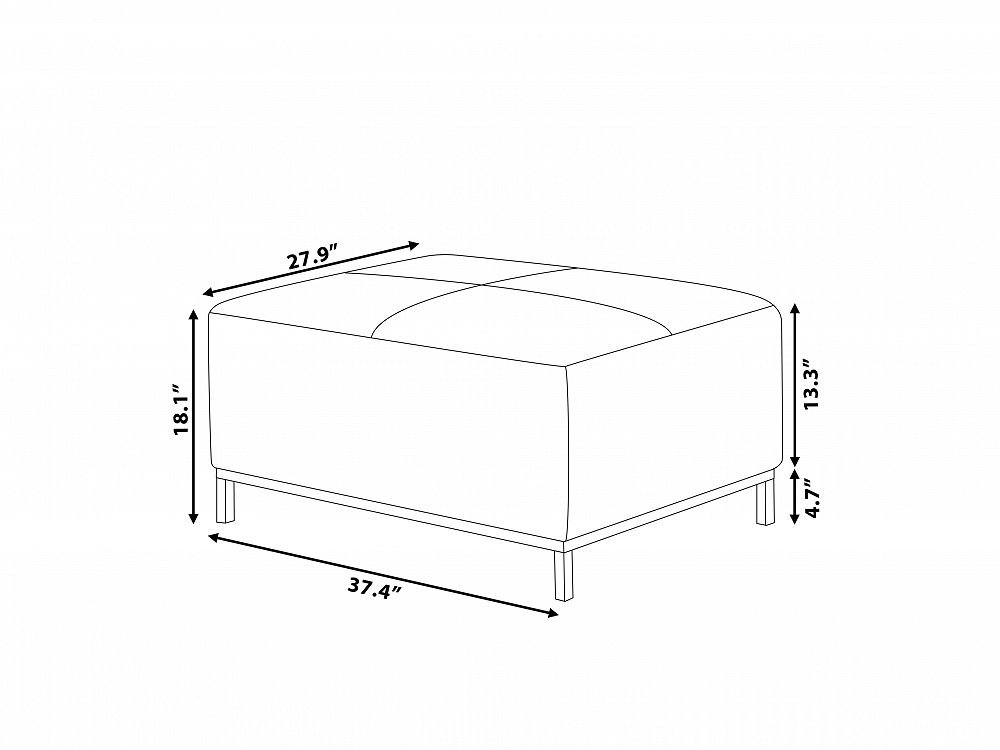 beliani-oslo-pouf-hocker-stoff-hellgrau-95x46cm image 6