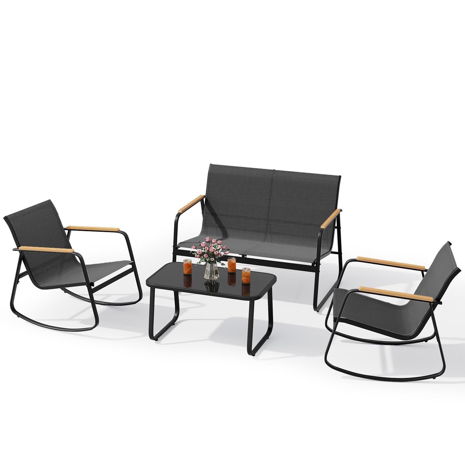 bealife-wr314-gartenm-bel-set-4-teilig-grau-wetterfest image 7