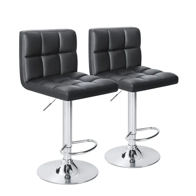 homall-bar-stool-barhocker-schwarz-2er-set-h-henverstellbar-3 image 1