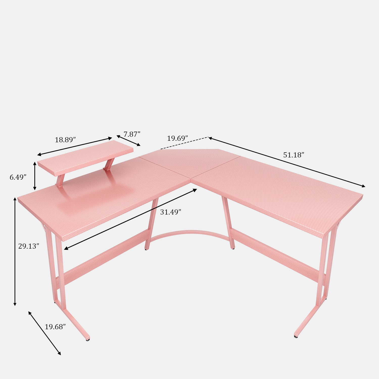 homall-gaming-desk-schreibtisch-l-form-schwarz-carbon image 7