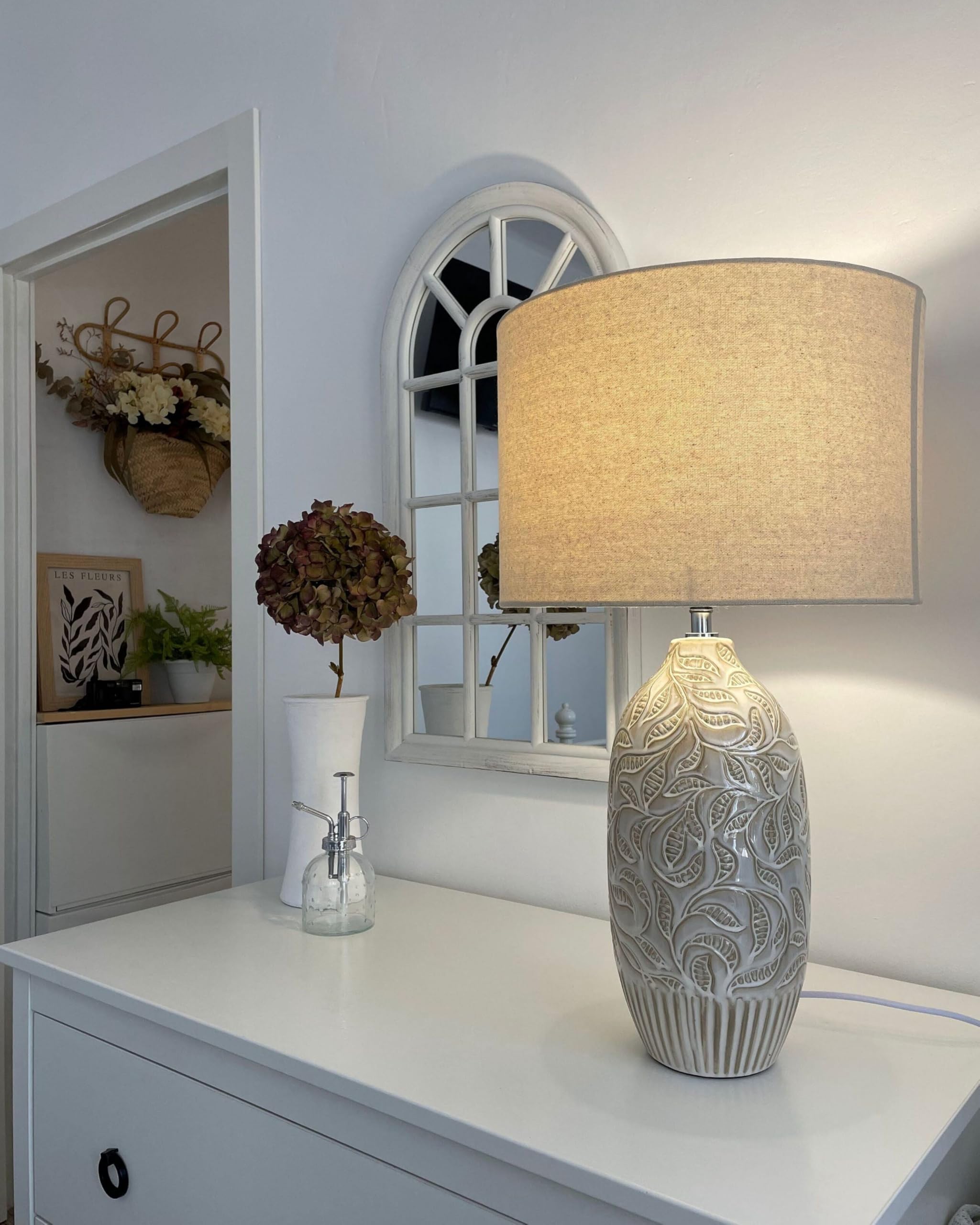 beliani-salza-tischleuchte-beige-keramik-57-cm-e27 image 2