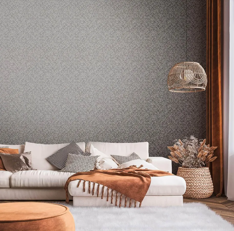 livingwalls-travel-styles-vliestapete-schwarz-gold-ornament-10-05m image 1