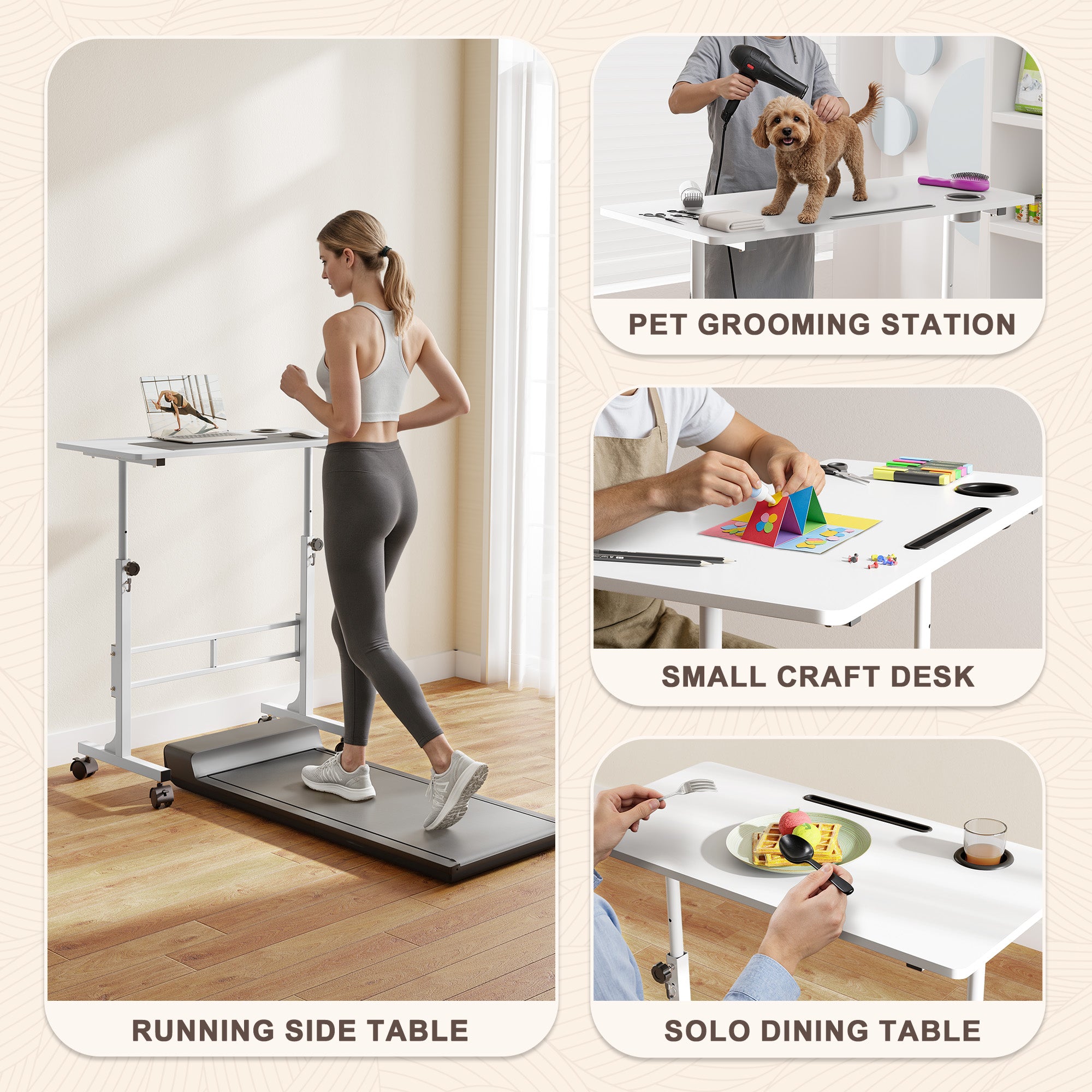 homall-standing-desk-stehschreibtisch-braun-h-henverstellbar image 6