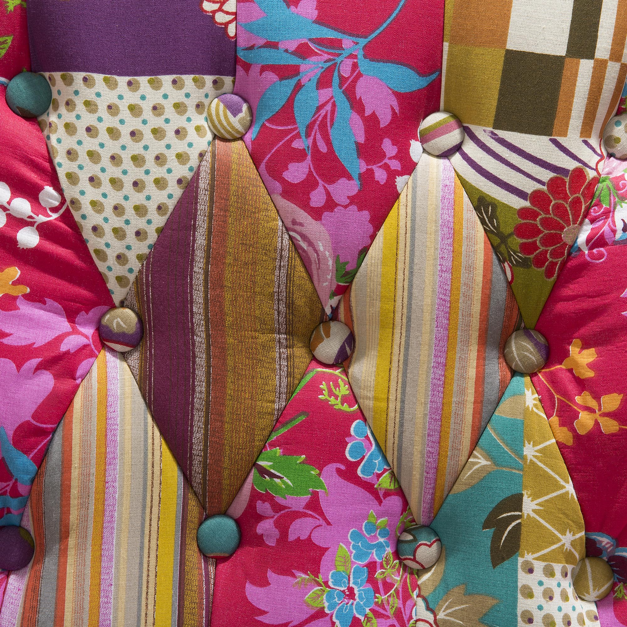 beliani-molde-ohrensessel-patchwork-fuchsia-stoff-holzbeine image 4