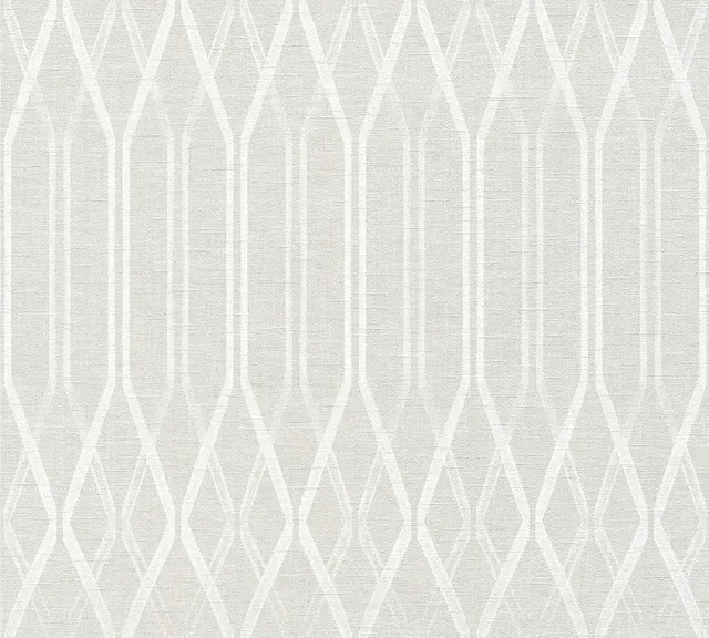 a-s-cr-ation-linen-style-vliestapete-grau-wei-geometrisch image 1