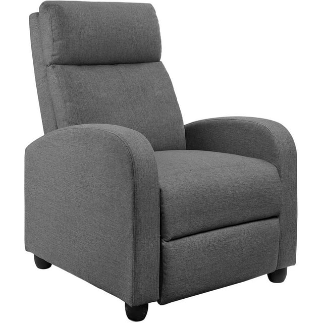 homall-recliner-chair-relaxsessel-kunstleder-schwarz image 7