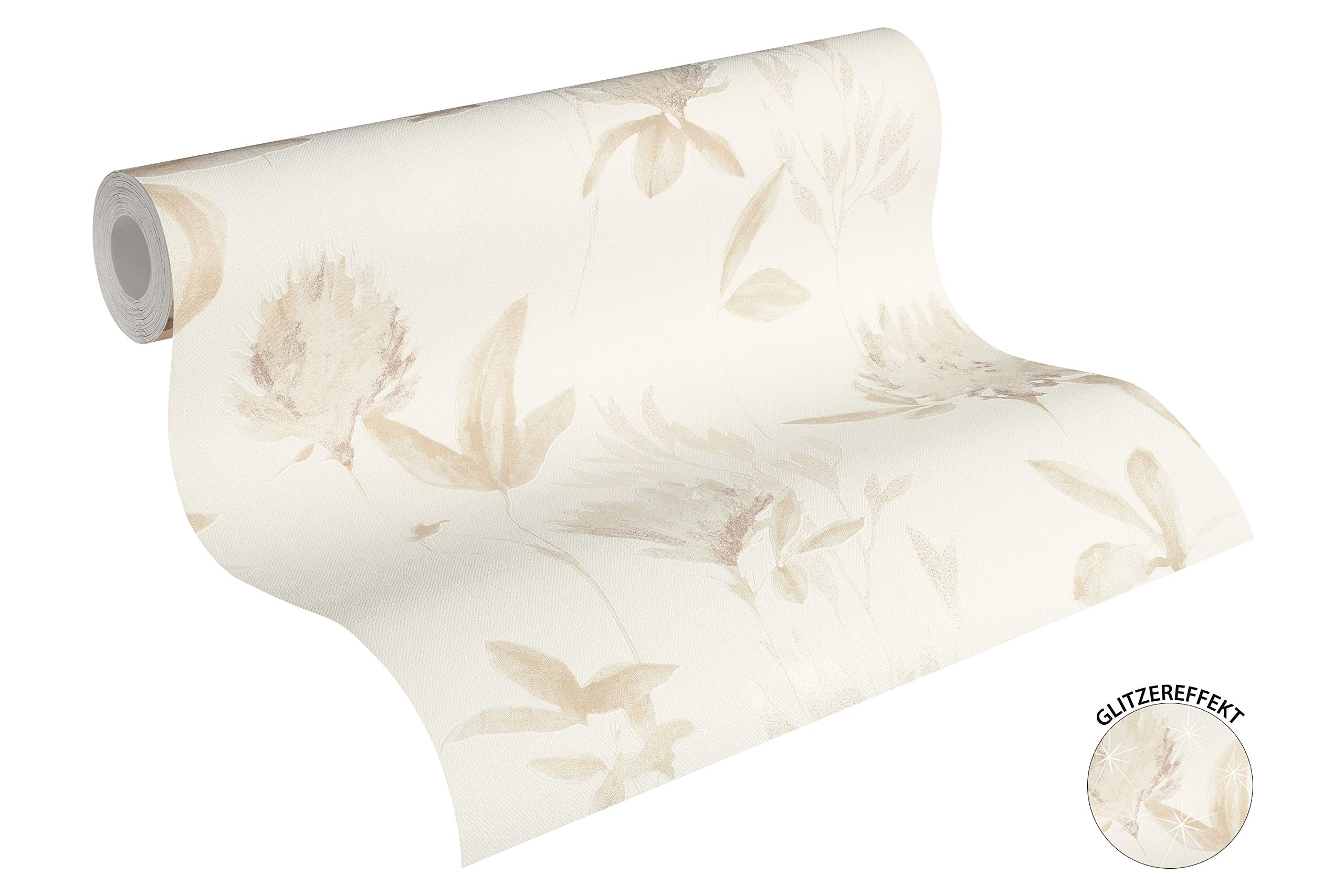 a-s-cr-ation-designdschungel-tapete-blumen-beige-lila-glitter image 7