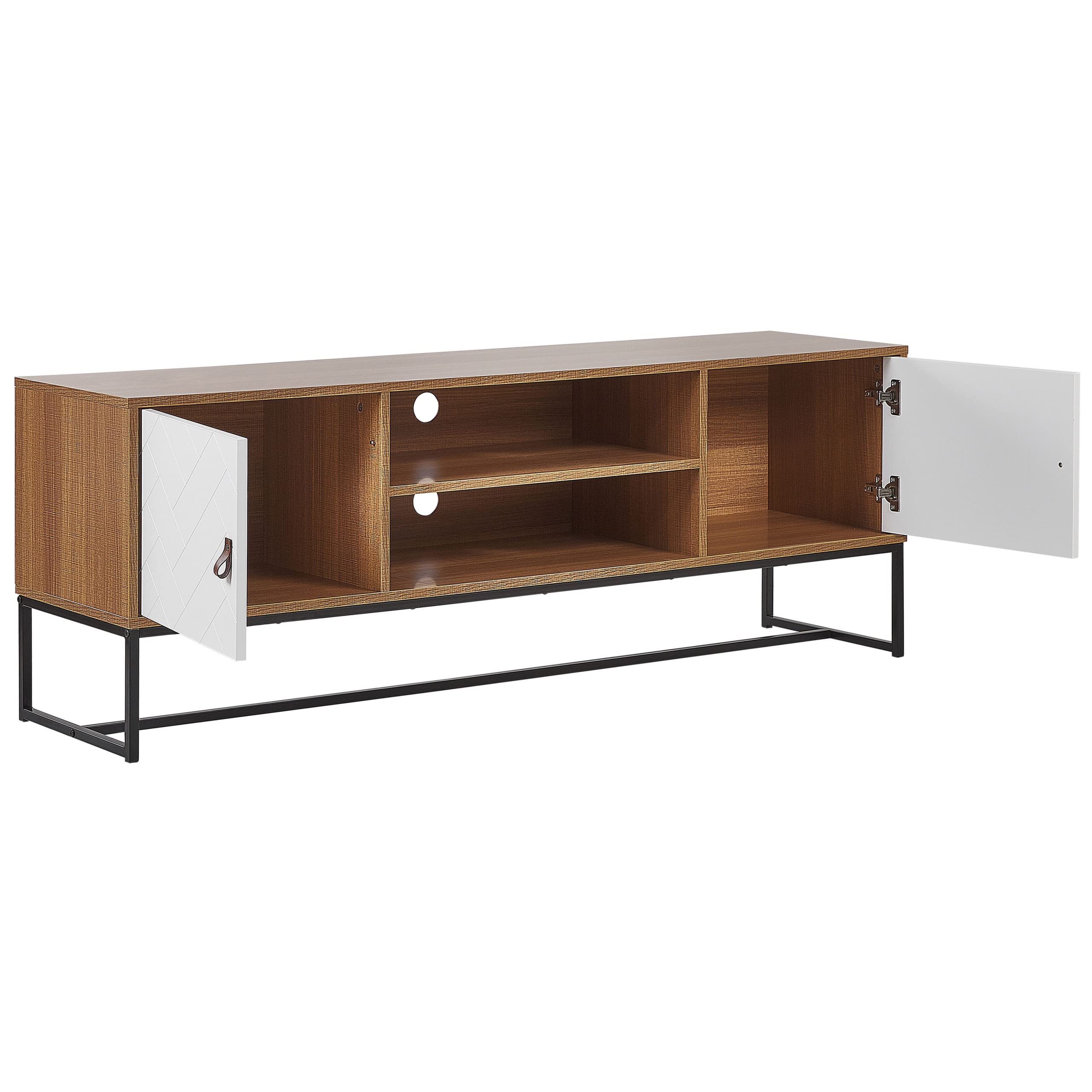 beliani-nueva-lowboard-tv-m-bel-hell-holz-wei-2-t-ren image 5
