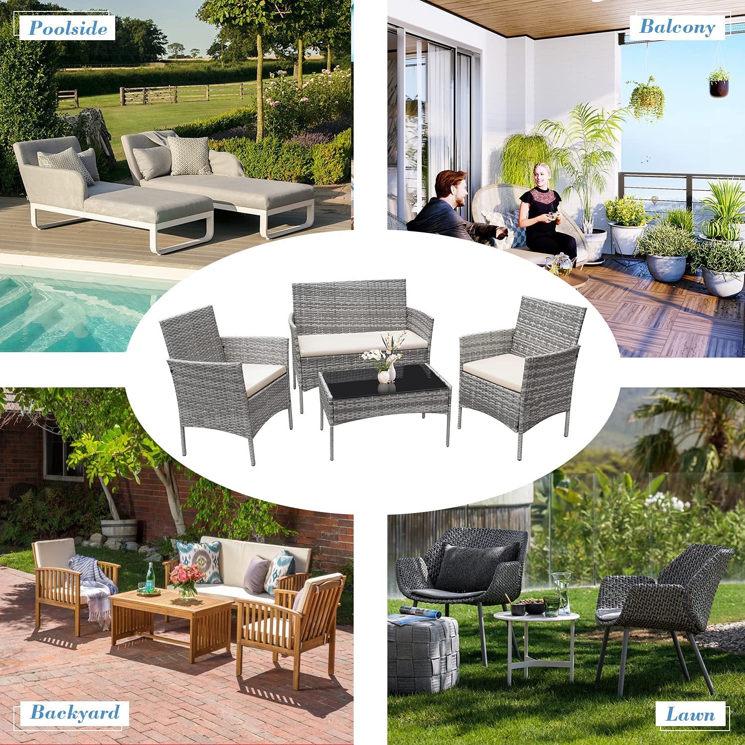 homall-patio-furniture-stuhl-set-4-tlg-rattan-balkon-schwarz image 5