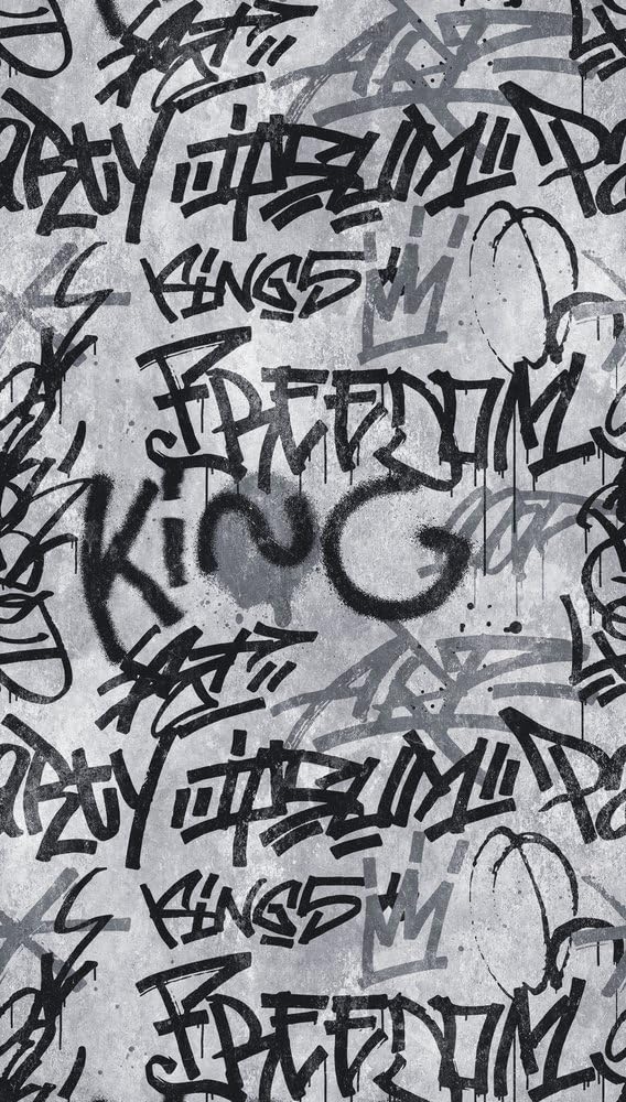 a-s-cr-ation-the-wall-382511-fototapete-graffiti-grau-1-59x2-8m image 1