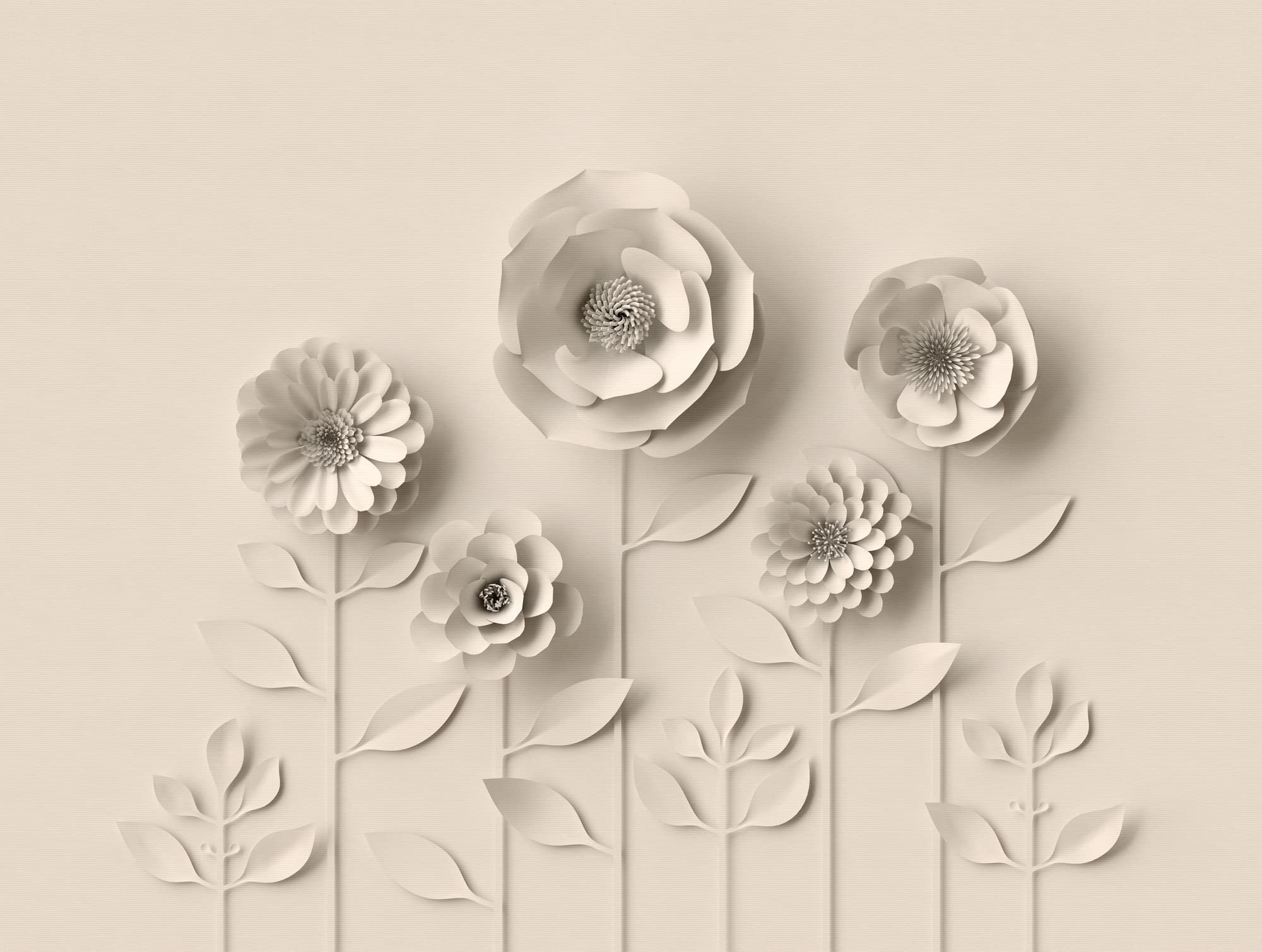 a-s-cr-ation-the-wall-382931-fototapete-blumen-beige-3d image 6