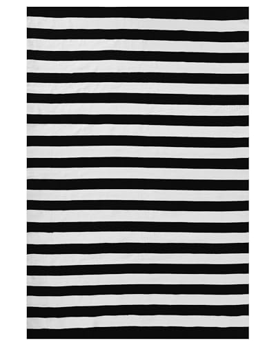 beliani-tavas-outdoor-teppich-streifen-schwarz-wei-140x200 image 8