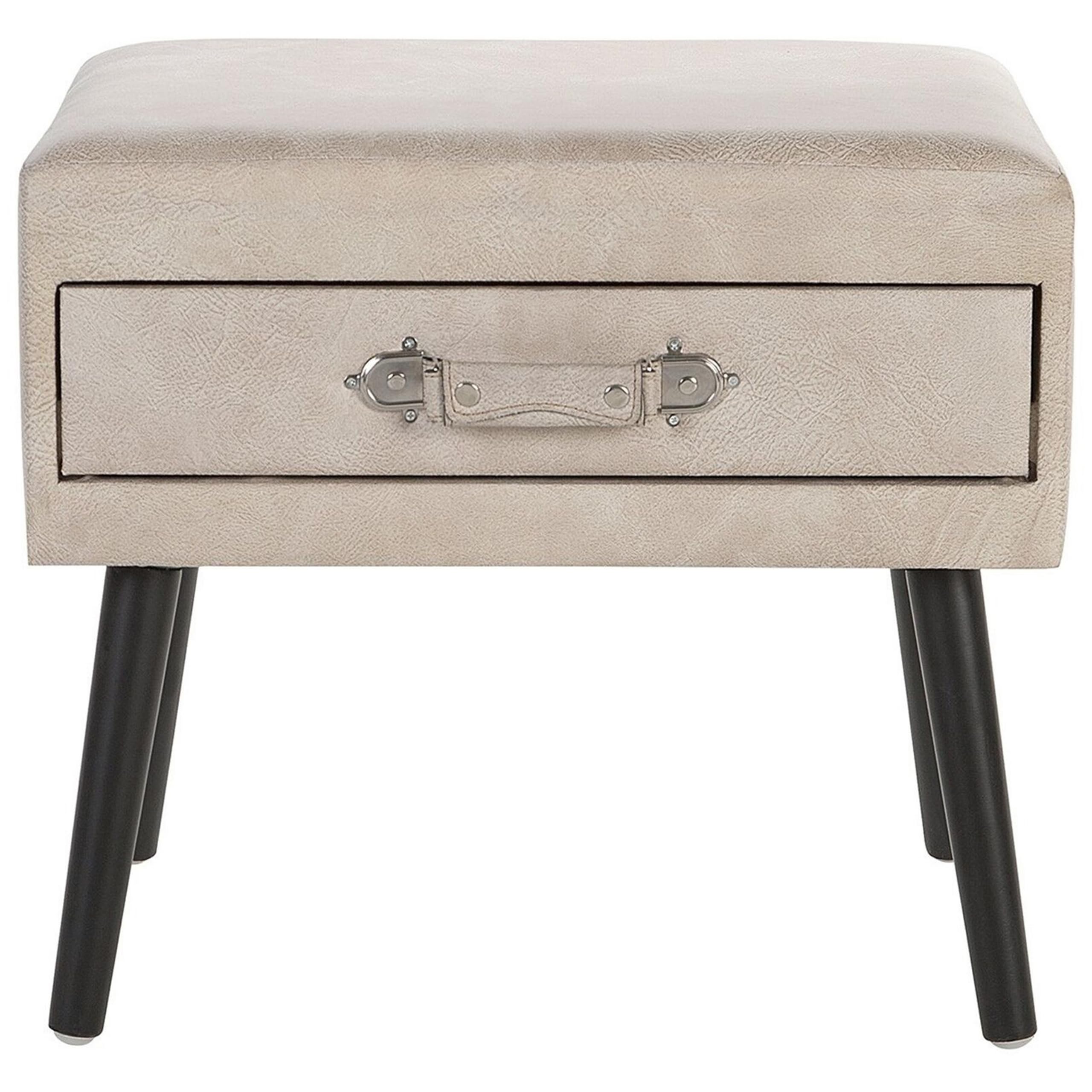 beliani-eurostar-nachttisch-beige-koffer-1-schublade image 4