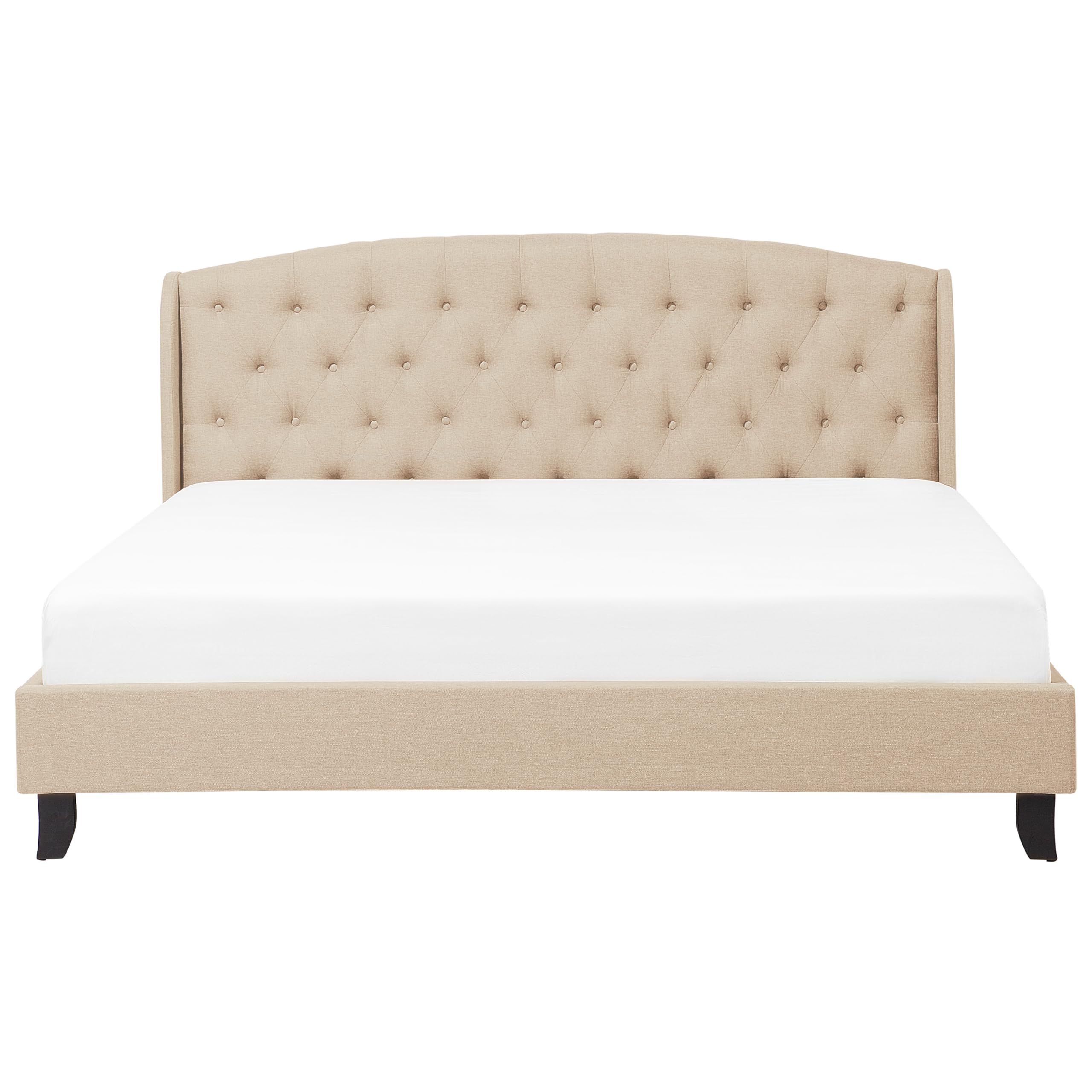 beliani-bordeaux-polsterbett-180x200-beige-leinenoptik image 4