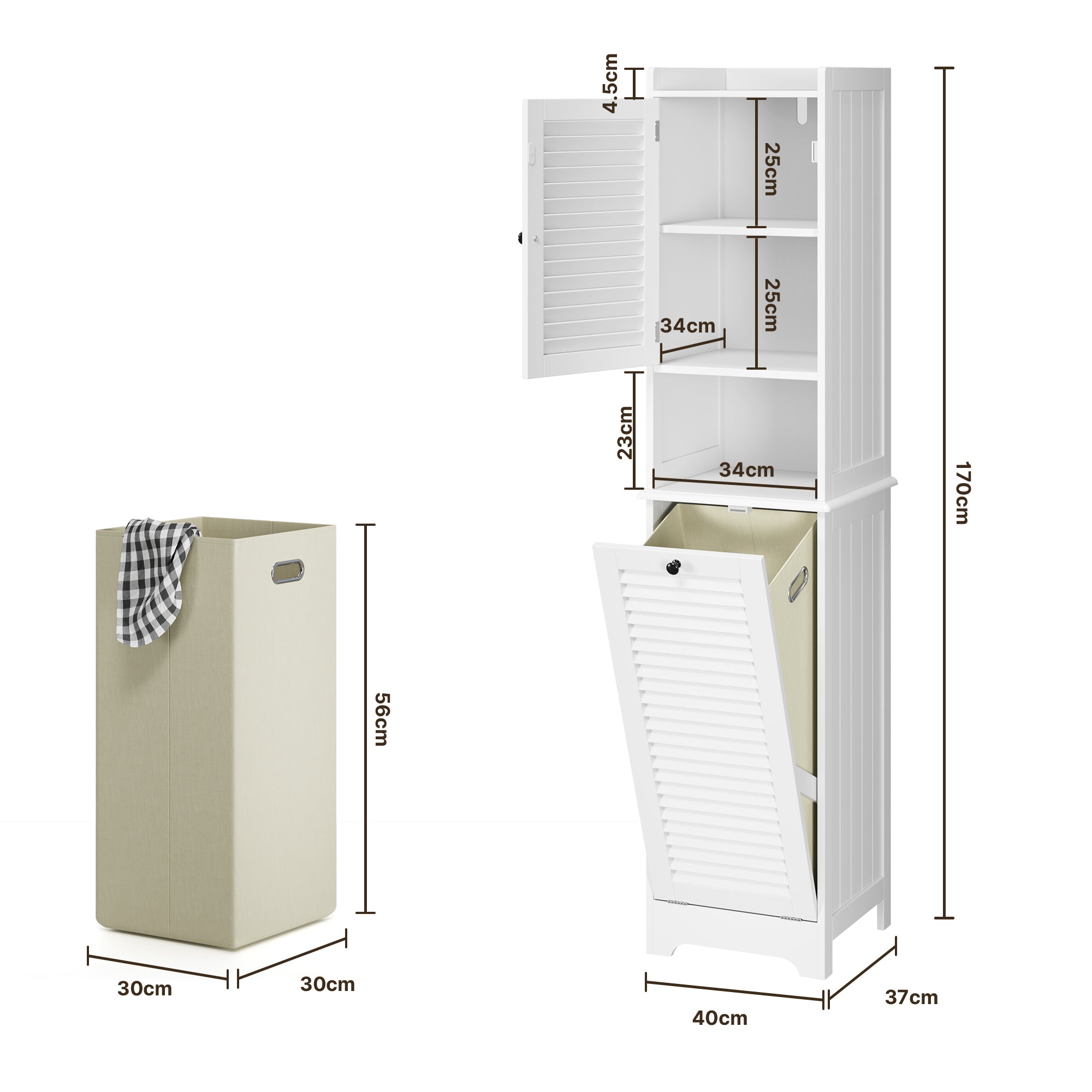bealife-ap06-w-scheschrank-wei-40x37x170-mit-korb image 3