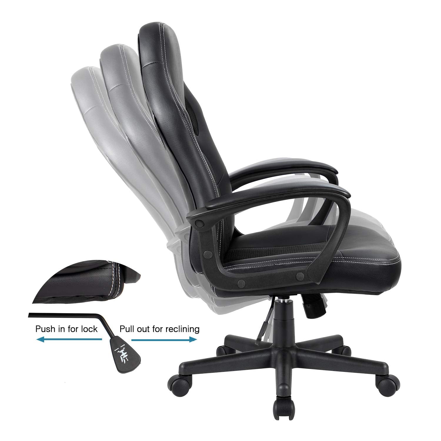homall-gaming-stuhl-b-rostuhl-kunstleder-schwarz image 3