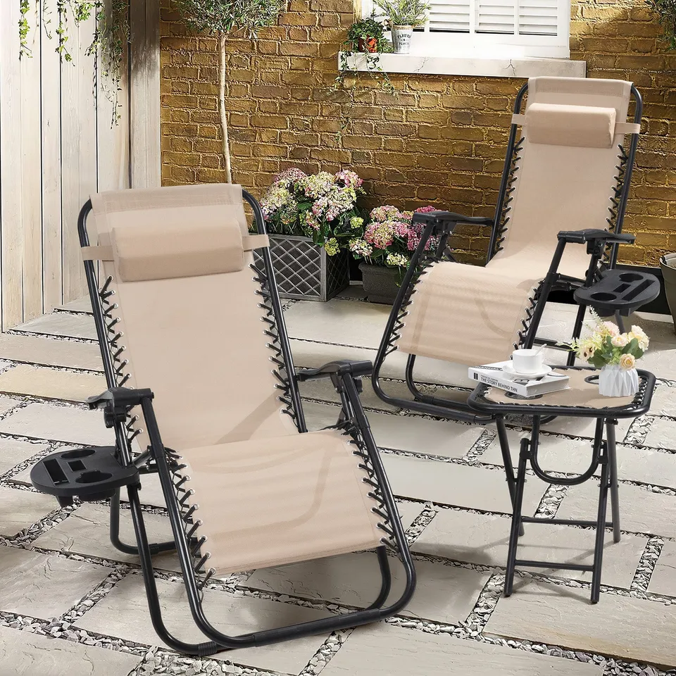 homall-patio-liegestuhl-3er-set-beige-zero-gravity-mit-tisch image 1