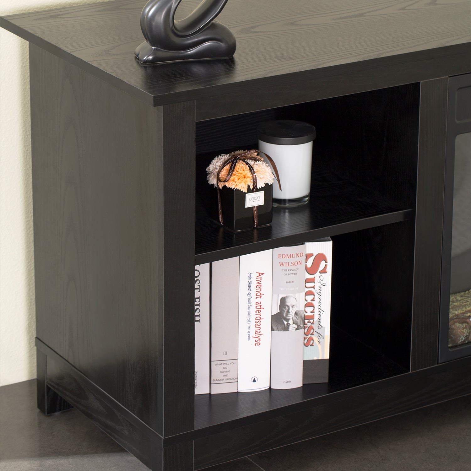 homall-tv-stand-tv-schrank-schwarz-mit-elektrokamin-65-zoll image 7