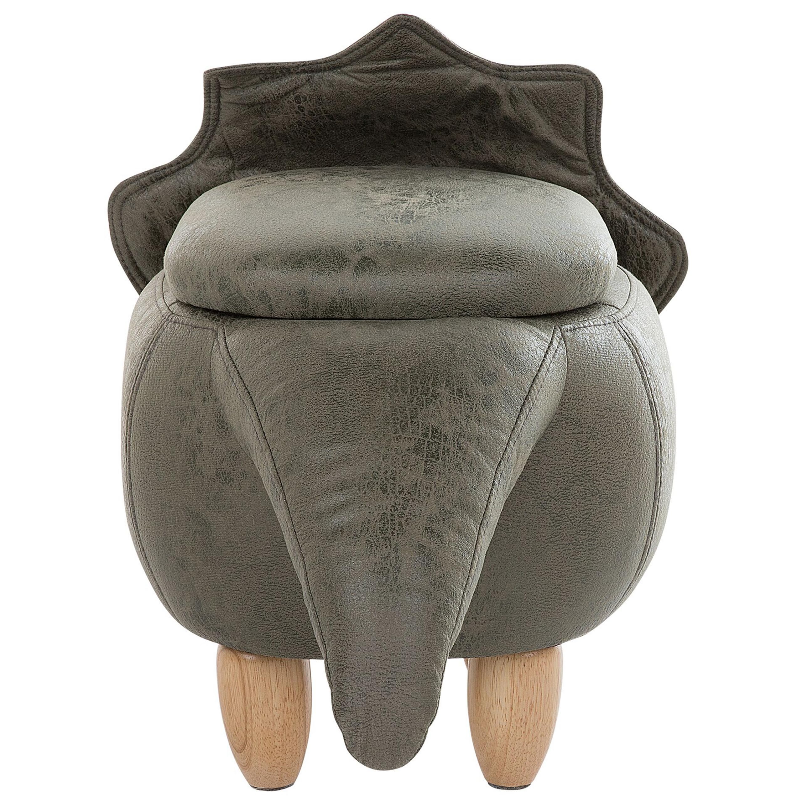 beliani-triceratops-dino-hocker-gr-n-kinder-holz image 6