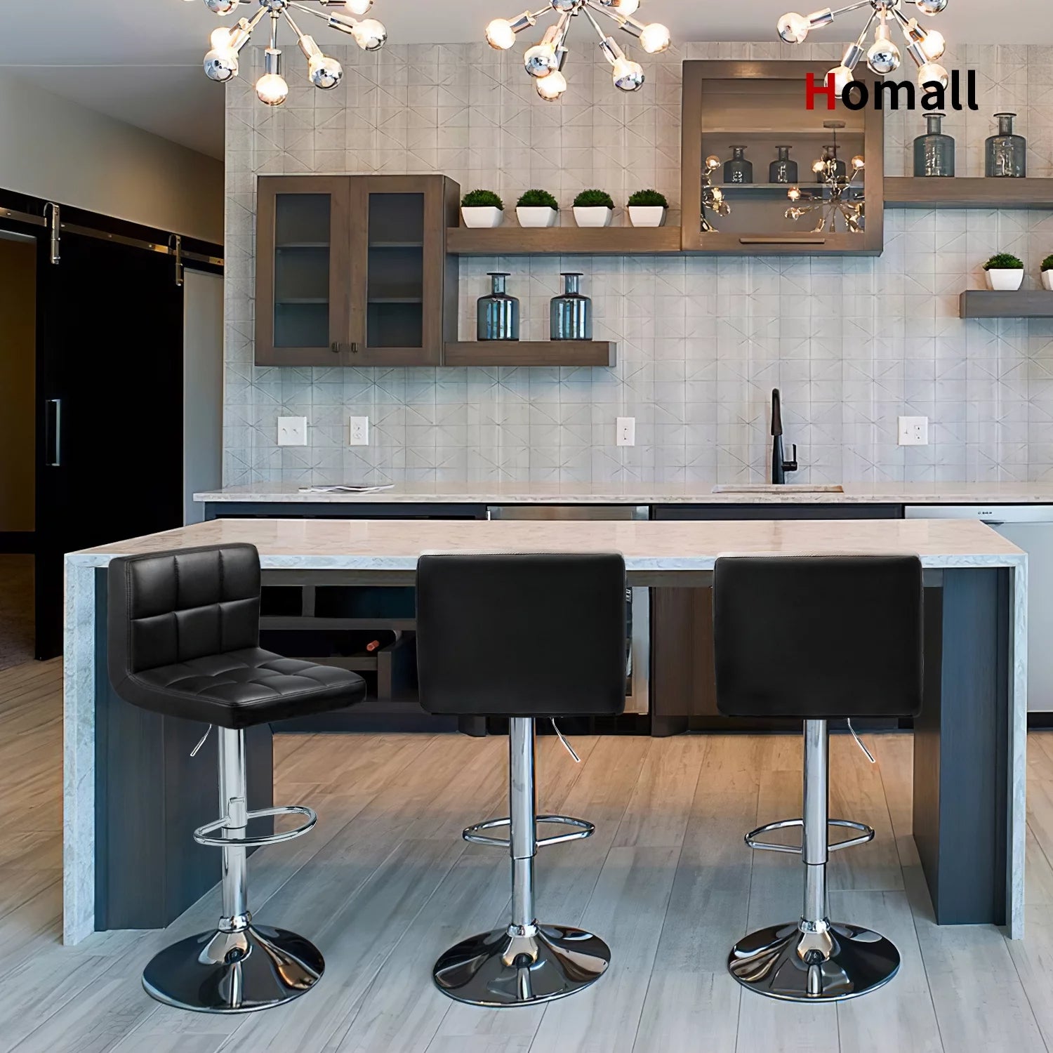homall-bar-stool-barhocker-leder-2er-set-schwarz-h-henverstellbar image 8