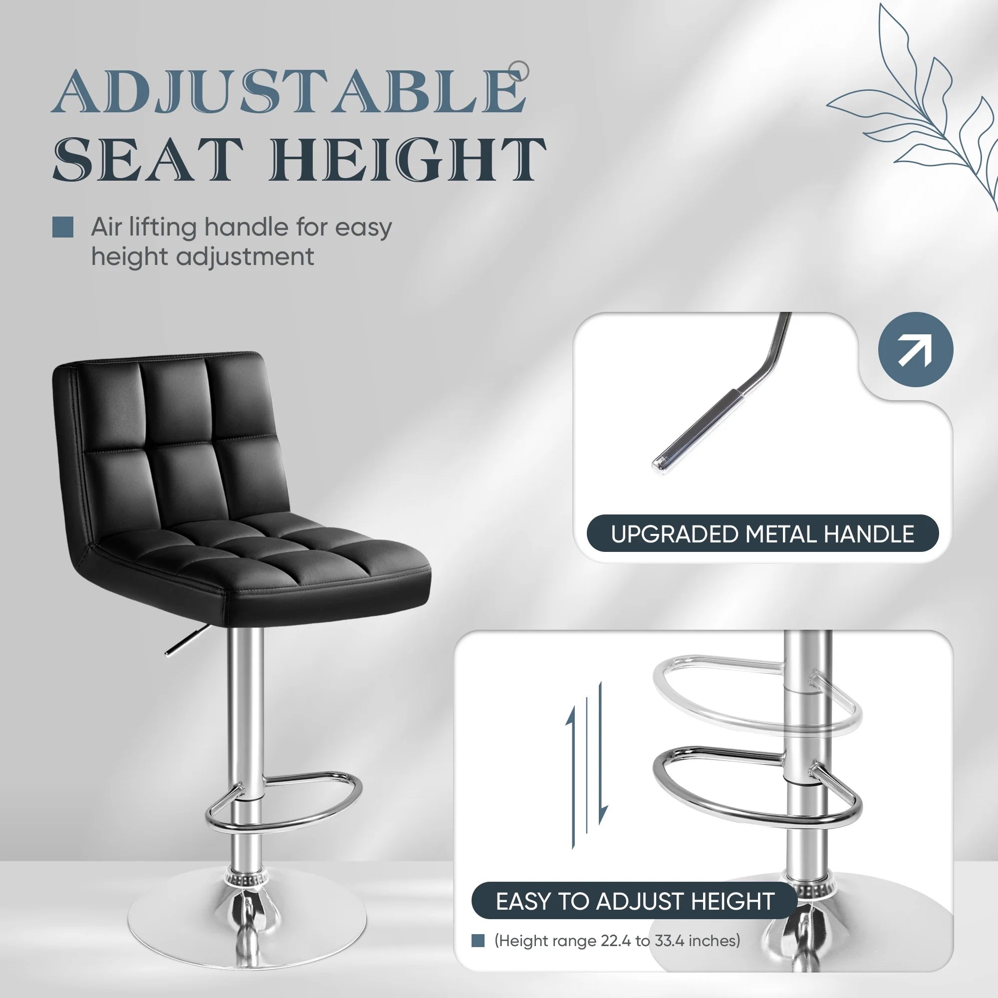 homall-bar-stool-barhocker-wei-drehbar-h-henverstellbar image 3