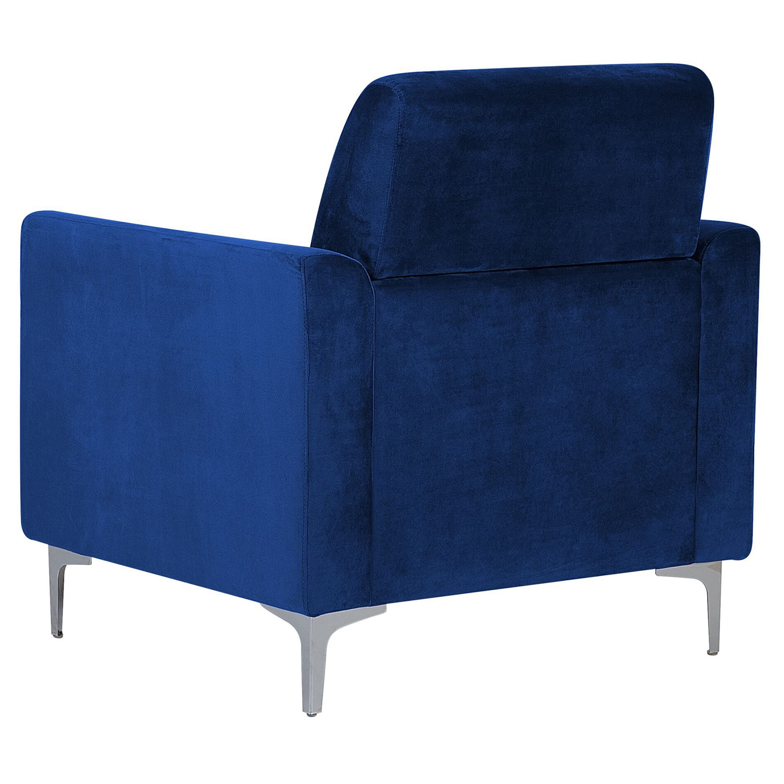 beliani-fenes-sessel-samt-marineblau-moderne-form image 4