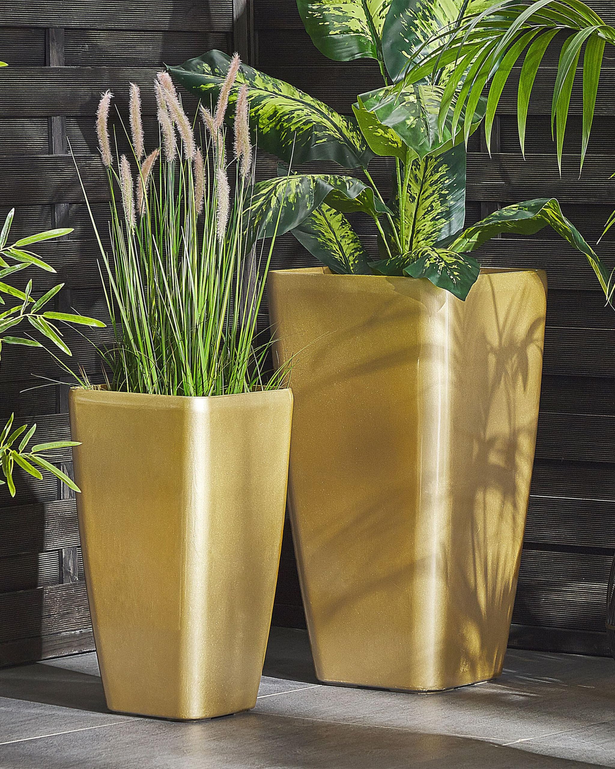 beliani-modi-blumentopf-gold-30x30x57-cm-35-l image 2
