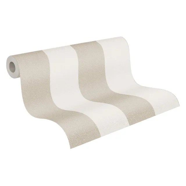 a-s-cr-ation-new-elegance-375543-streifentapete-beige image 1