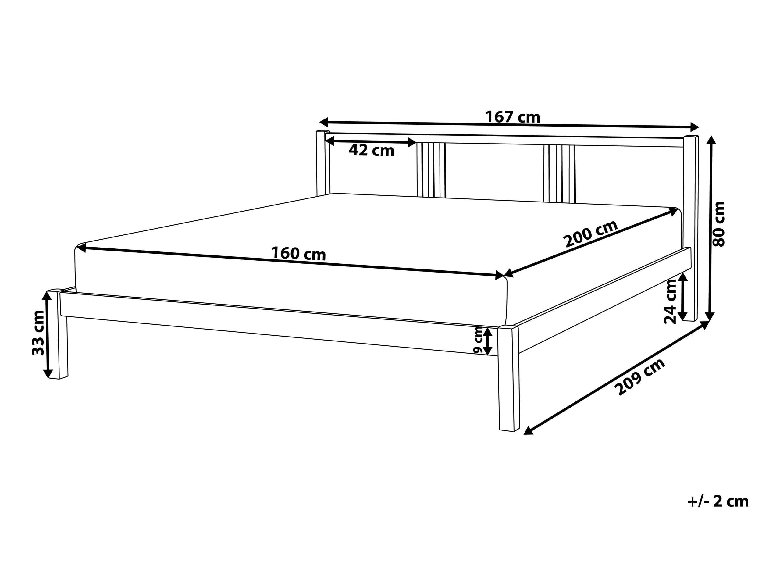 beliani-vannes-holzbett-wei-160x200-kiefernholz image 3