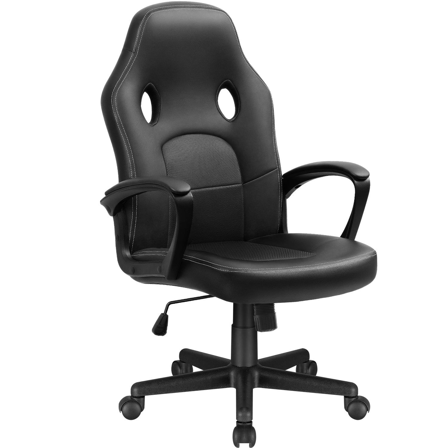 homall-gaming-chair-b-rostuhl-leder-schwarz-ergonomisch image 1