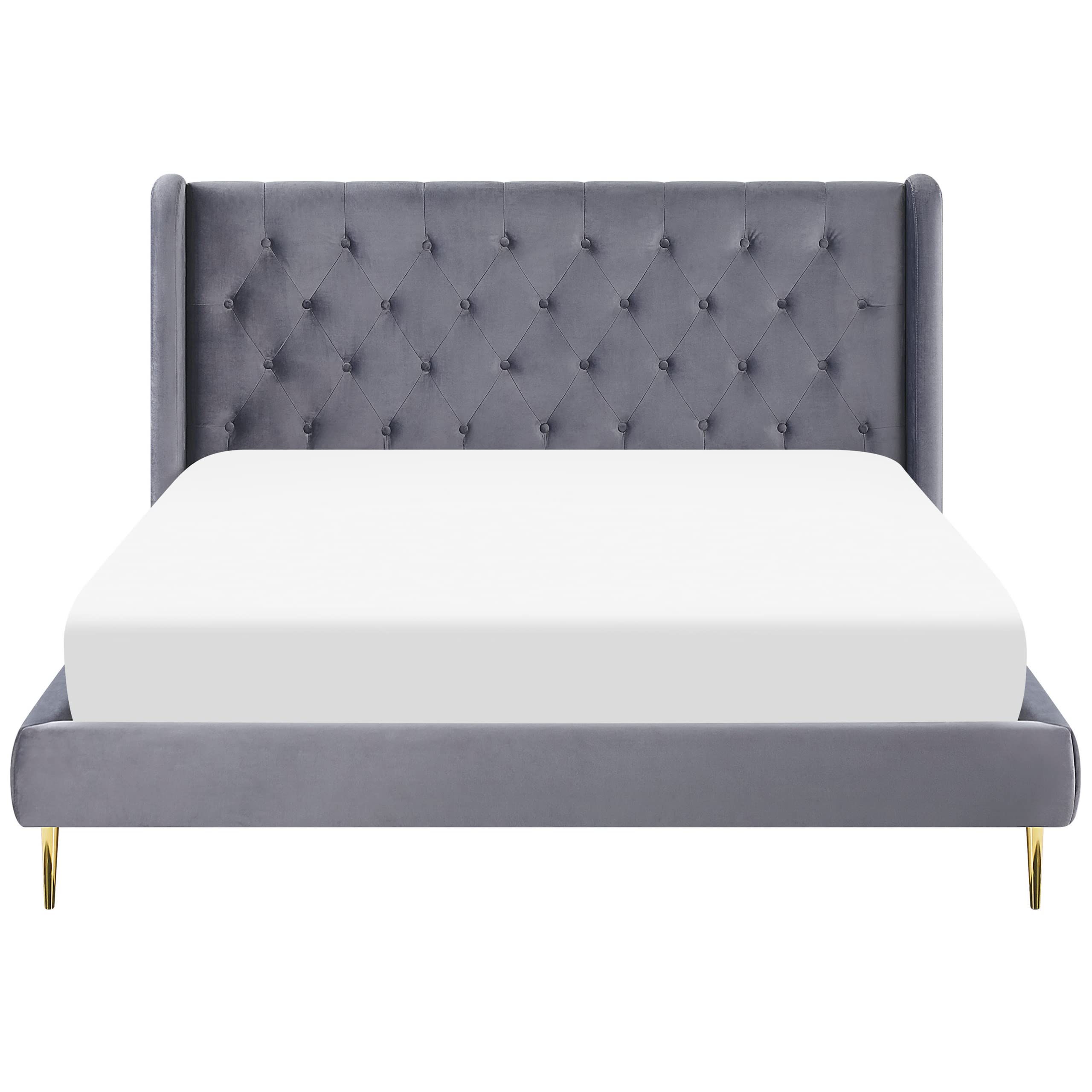 beliani-forbach-doppelbett-samt-grau-180x200-kopfteil image 4