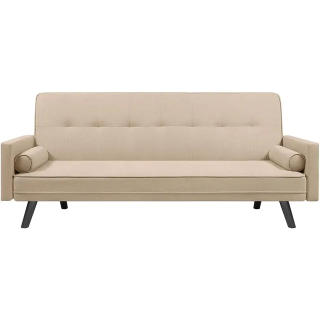 homall-recliner-chair-schlafsofa-leinen-beige image 1