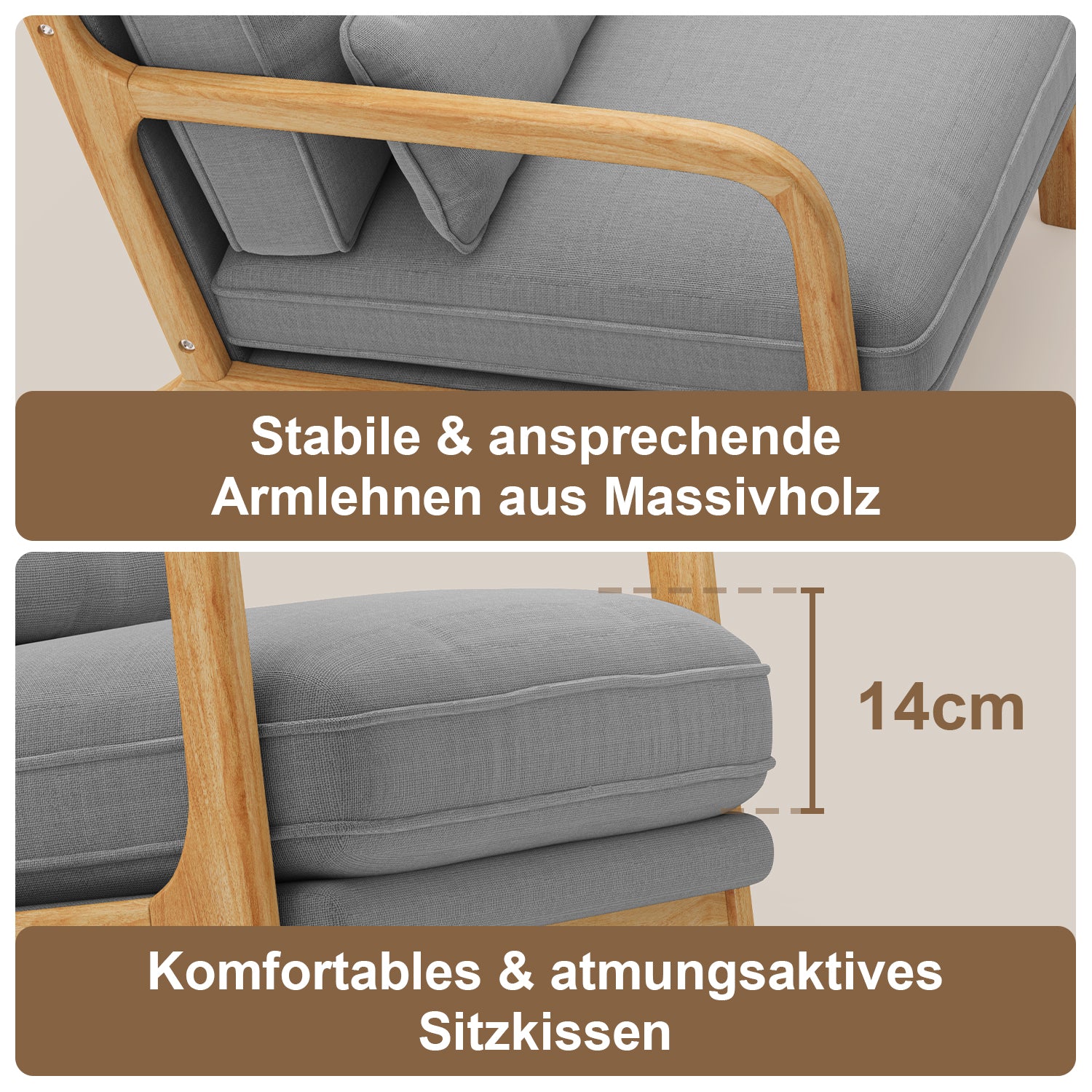 bealife-ar16-loungesessel-grau-holz-leinen-verstellbar image 5