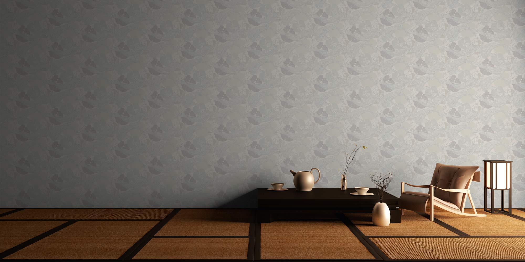 livingwalls-metropolitan-stories-37859-6-vliestapete-beige-koi image 5