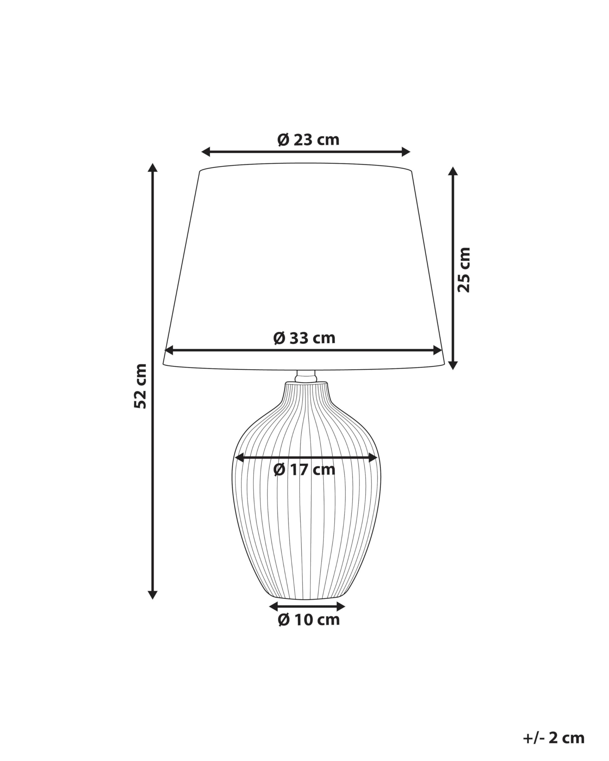 beliani-fergus-tischlampe-braun-leinen-keramik-52-cm image 3