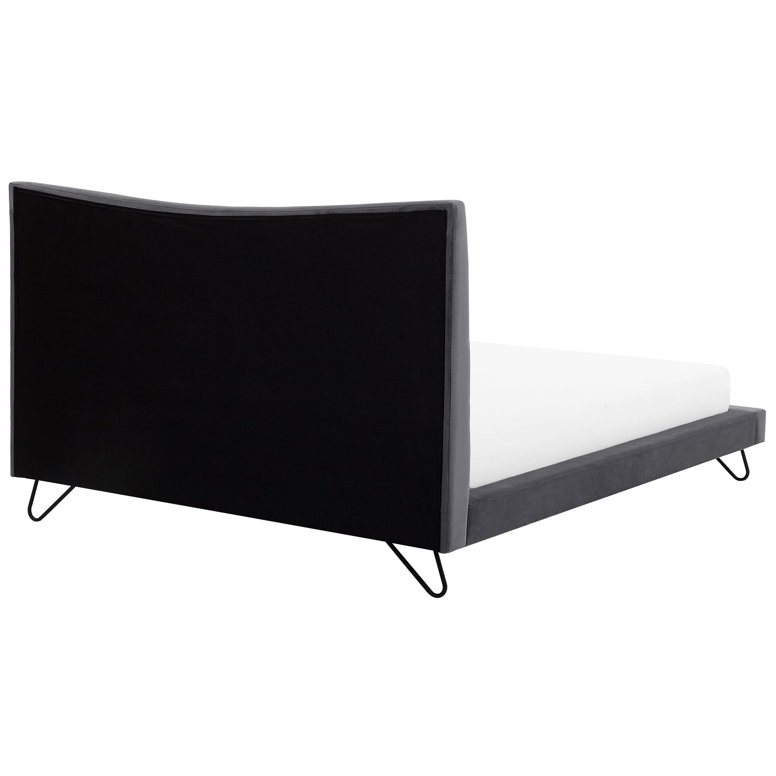 beliani-lannion-polsterbett-samt-180x200-cm-grau image 4