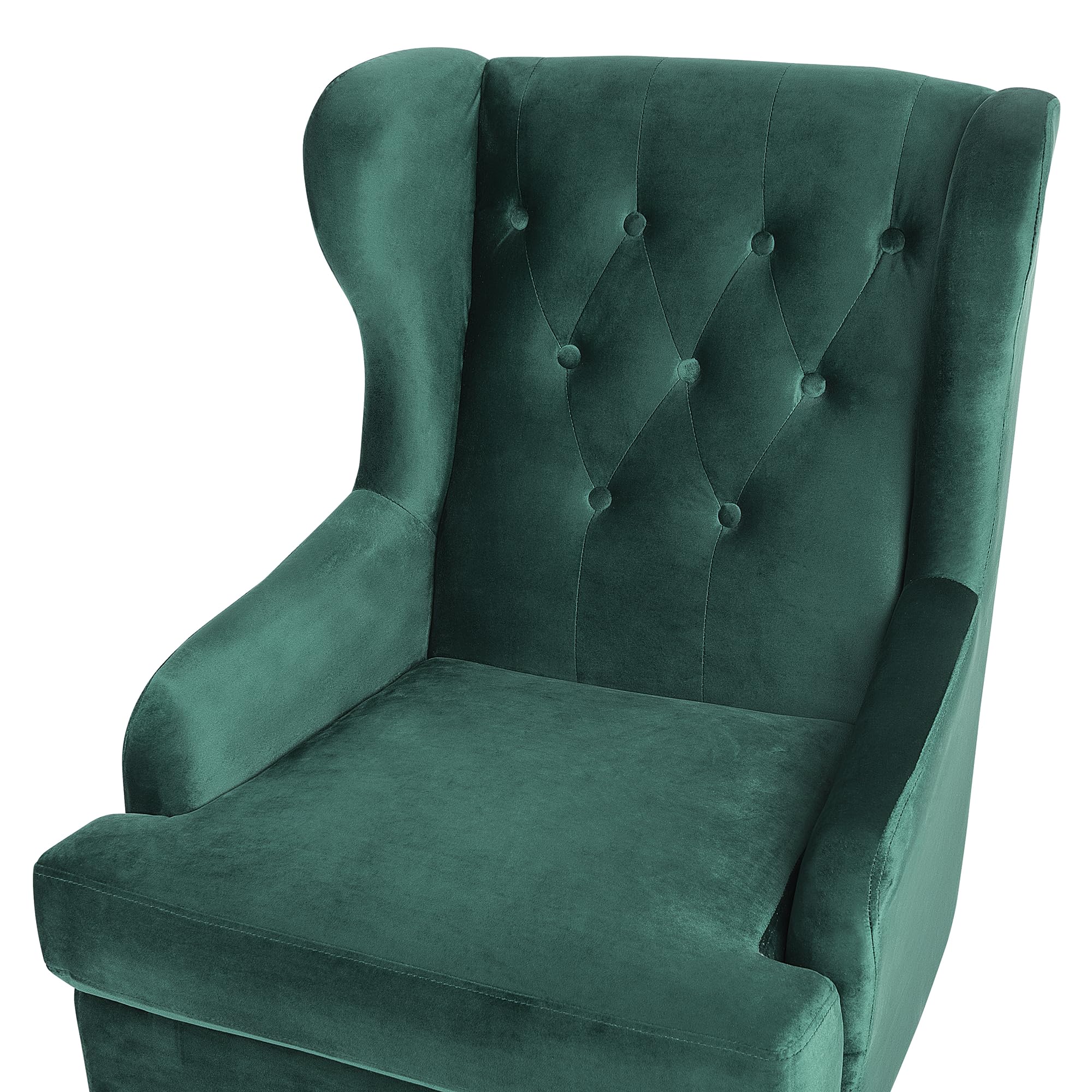 beliani-alta-ohrensessel-samt-gr-n-chesterfield image 7