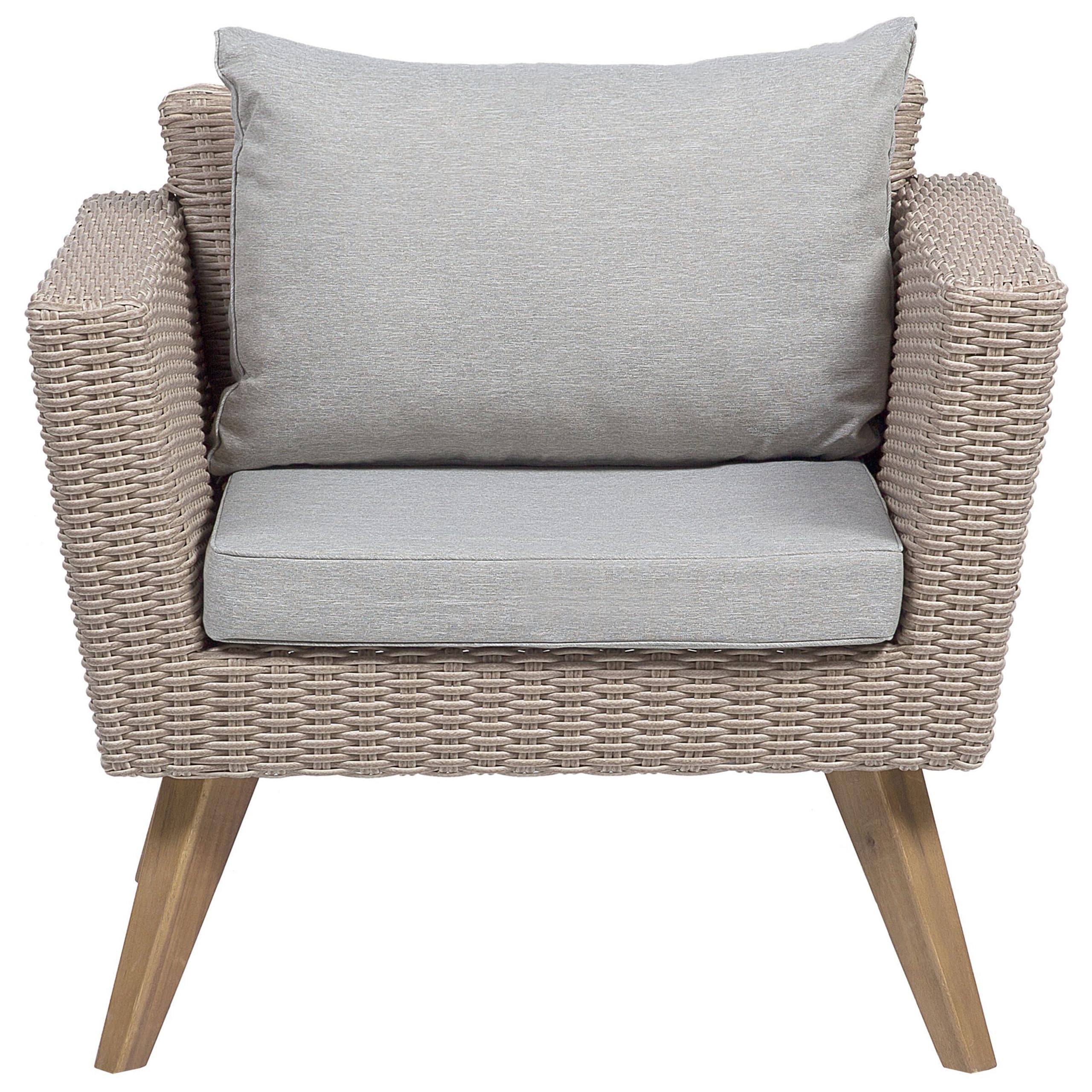 beliani-vittoria-xl-lounge-set-5-sitzer-rattan-braun-grau-4-tlg image 8