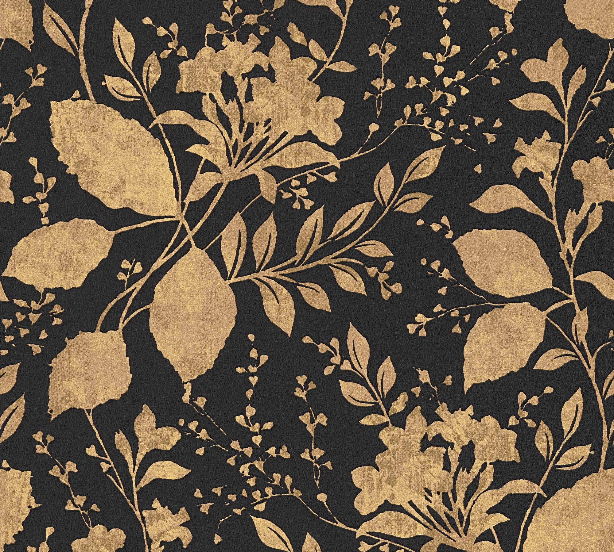 a-s-cr-ation-memory-3-329863-vliestapete-schwarz-floral image 2