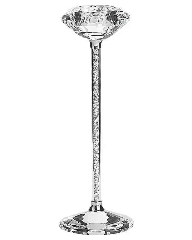 beliani-kofi-slim-kerzenst-nder-silber-23-cm image 1