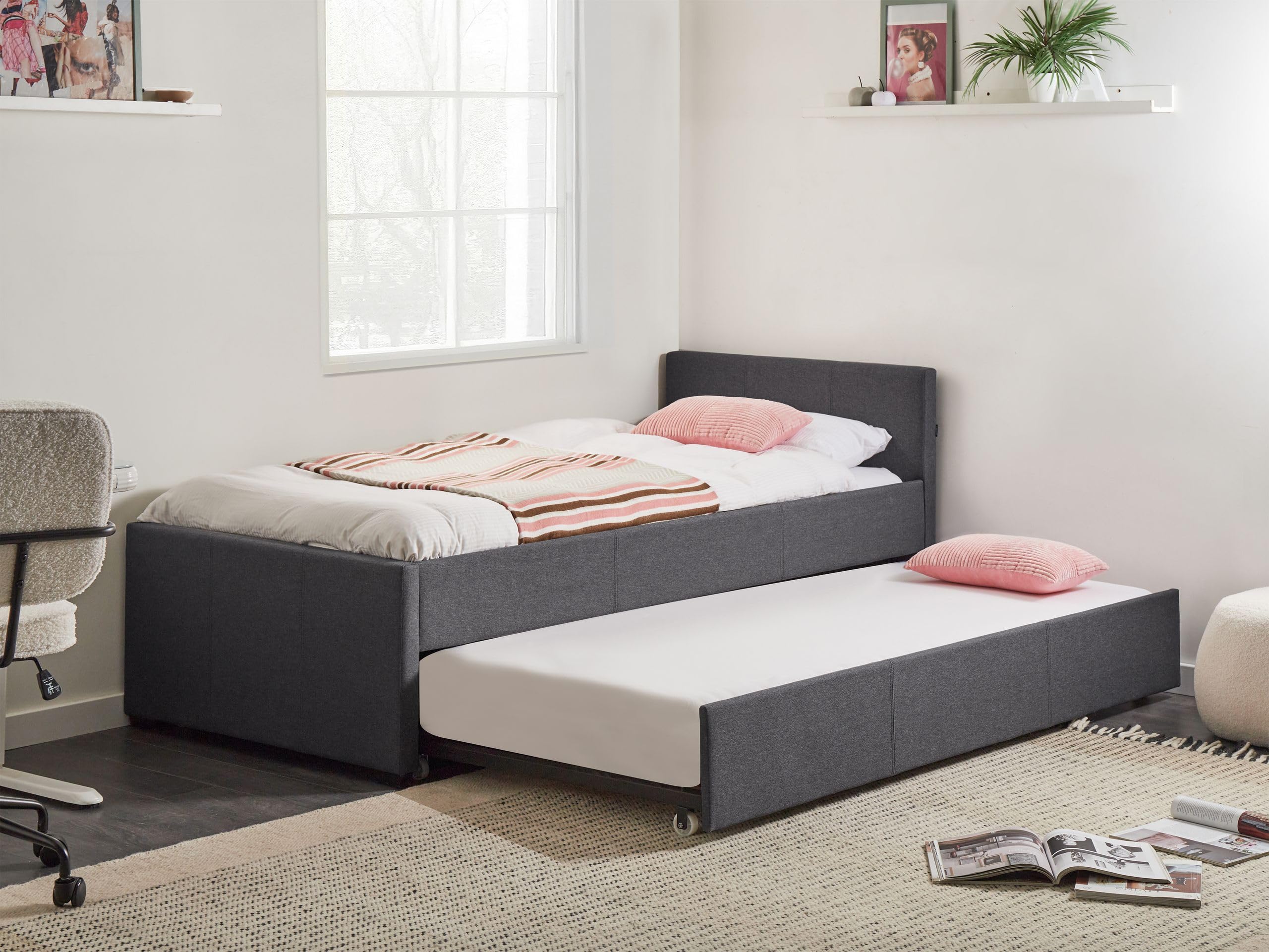 beliani-marmande-tagesbett-ausziehbar-grau-90x200-cm-leinenoptik image 2