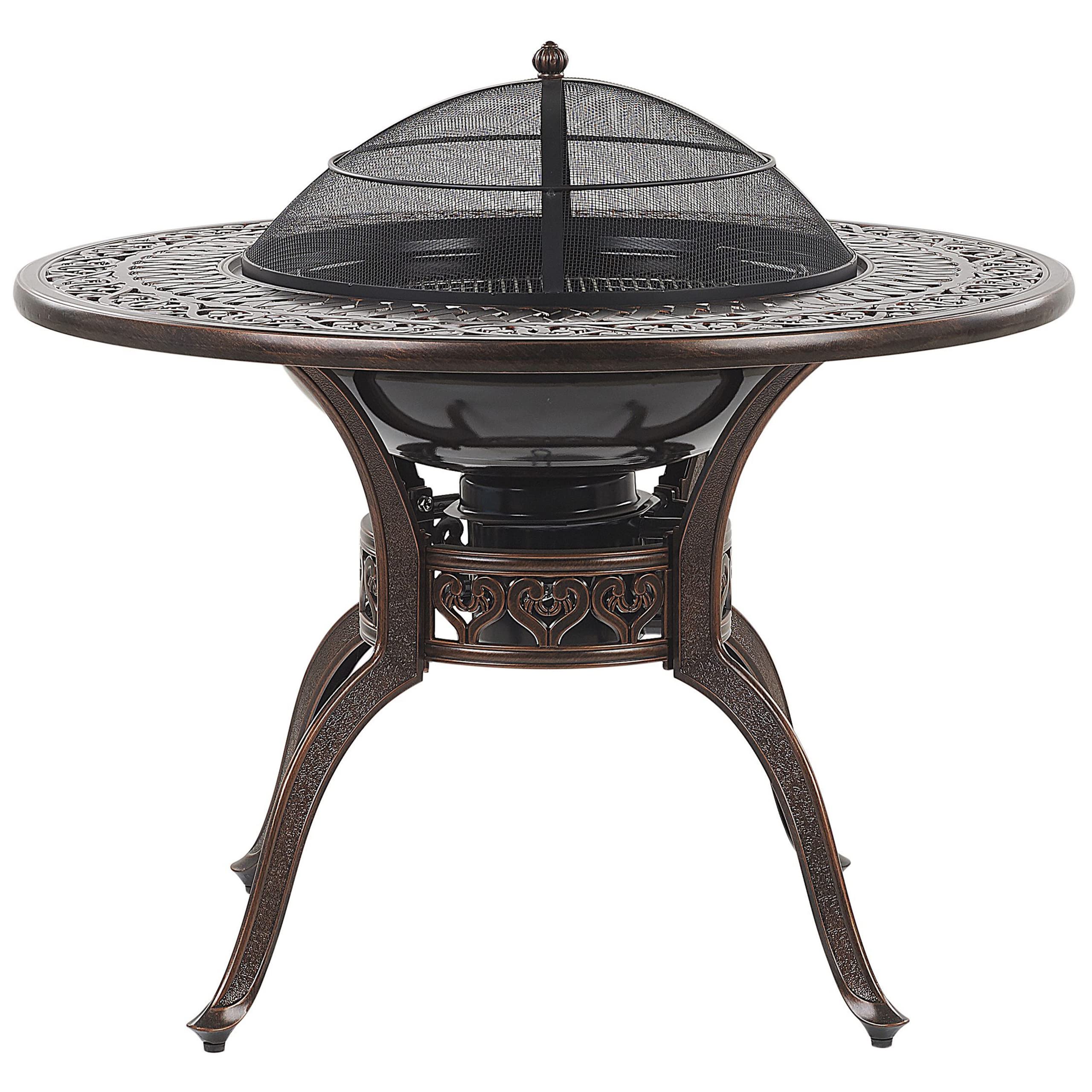 beliani-manfria-gartentisch-rund-dunkelbraun-grill image 4